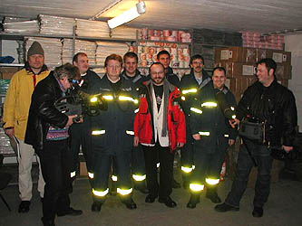Gruppenfoto mit NDR-Team im Bunker / Foto: Thorben Schultz